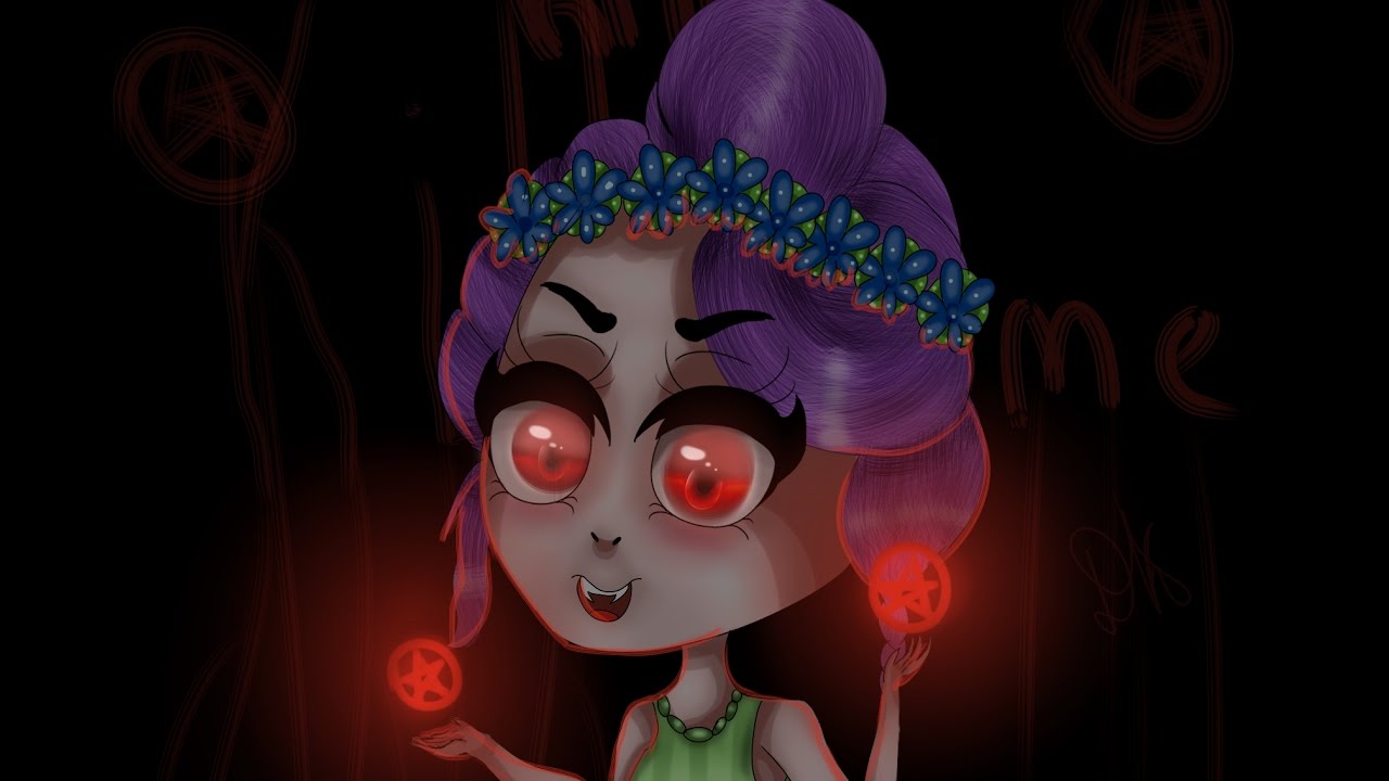 Speedpeint-Satan Olyphyruk.  Digital portrait to order.