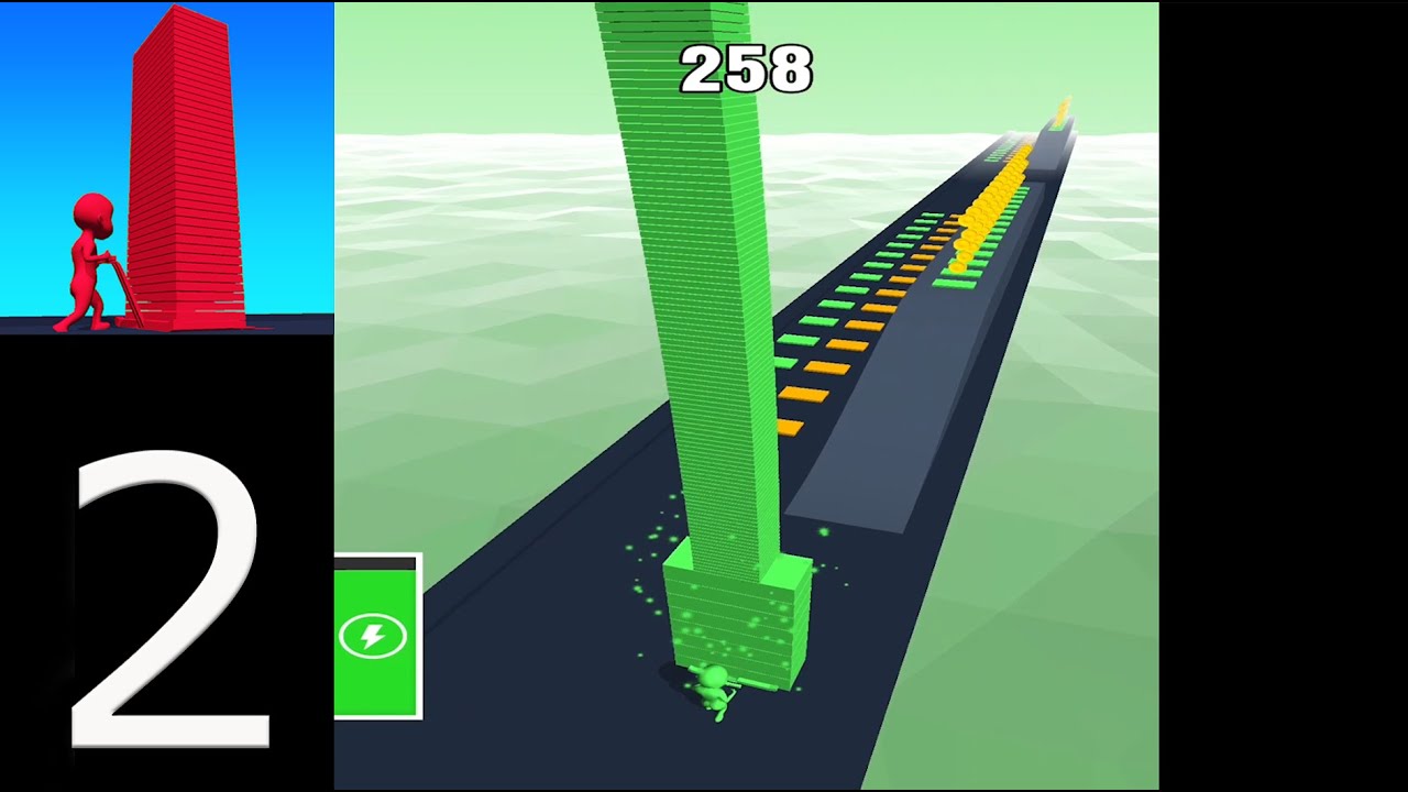 STACK COLORS! 🟥🟨🟩🟦 How HIGH Can You Stack? Gameplay Walkthrough