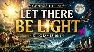 Fourth Day | The Moment God Created the Sun, Moon & Stars ✨ | Genesis 1 KJV 1611 Worship Song