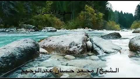 آيات من سورة الأحزاب بصوت الشيخ محمد حسان عبدالرحيم