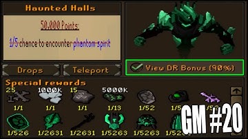 Maxed out Haunted Hall perk to grind it