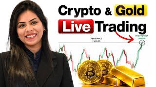 LIVE GOLD & CRYPTO TRADING | 24 July 2026 | XAUUSD + BTCUSD Real-Time Analysis #cryptolive
