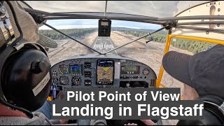 POV LANDING plane in Flagstaff.