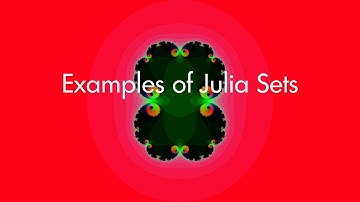 Examples of Julia Sets