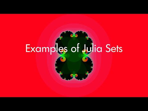Examples of Julia Sets
