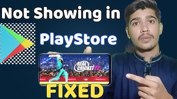 Real Cricket Not Showing in Play Store Problem Solved | Real Cricket 22 Play Store not Available