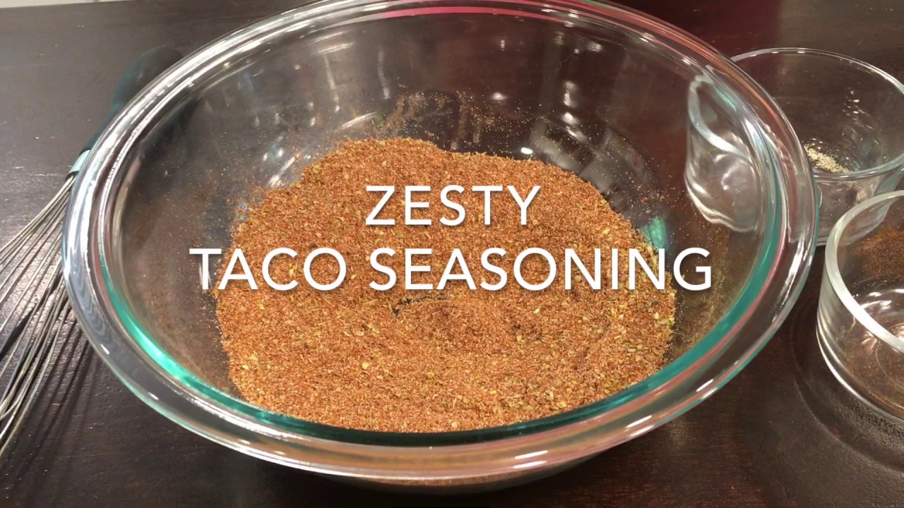 Zesty Taco Seasoning YouTube