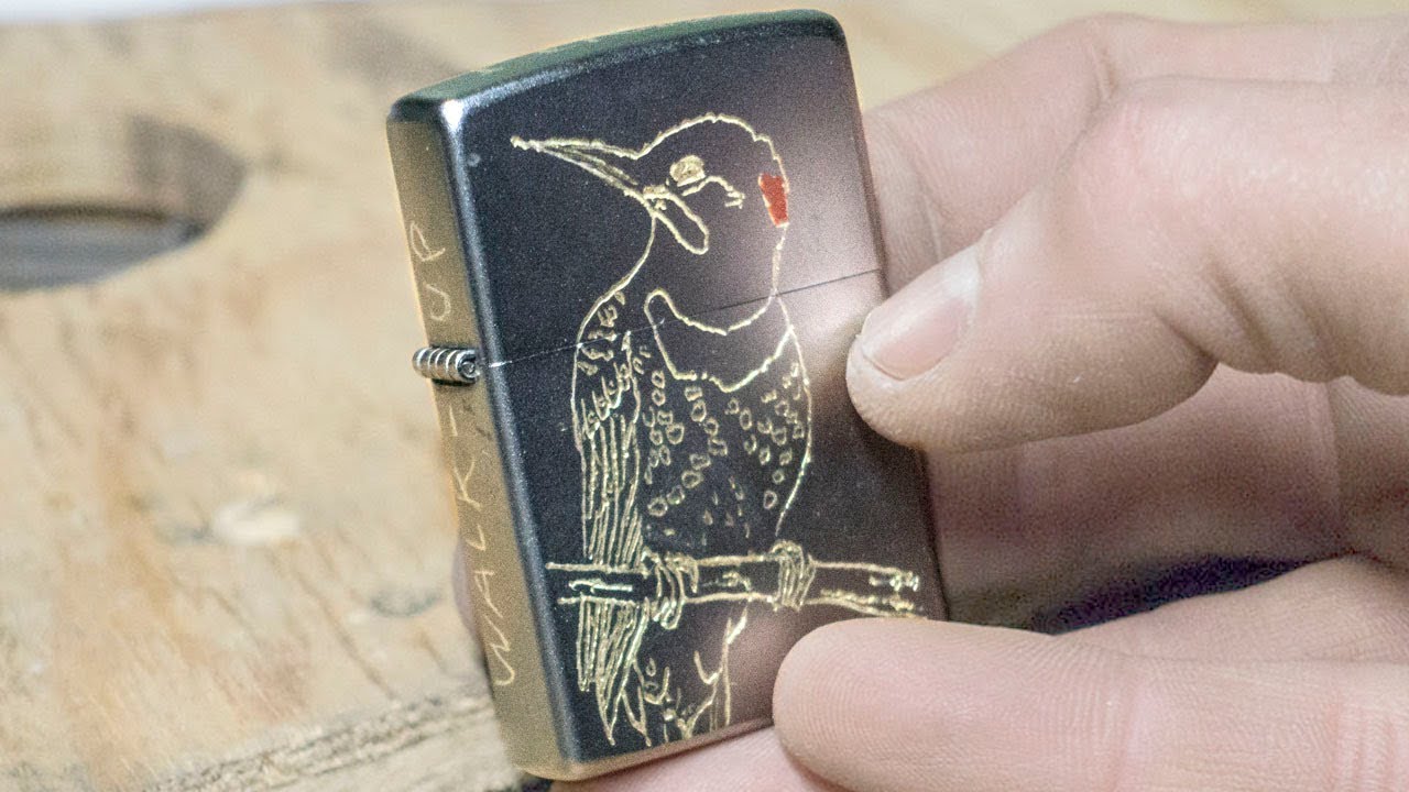 Engraving a Zippo Lighter YouTube