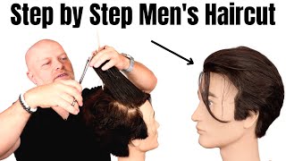 How to Cut and Layer Men’s Hair with Scissors  TheSalonGuy