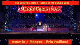 Salvation Army's - Carols in the Domain 2025 - Away in a Manger - Erin Holland & Patrick Roberts