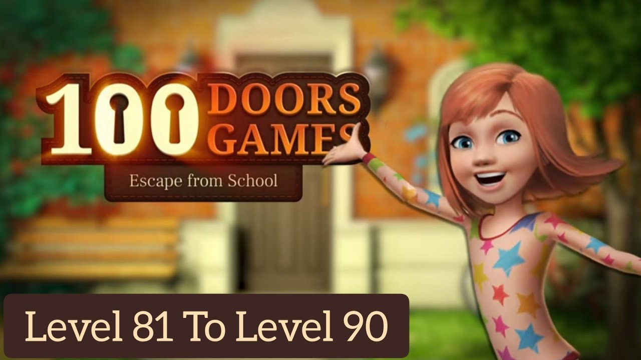 100 Doors Escape From School | Level 81 To Level 90