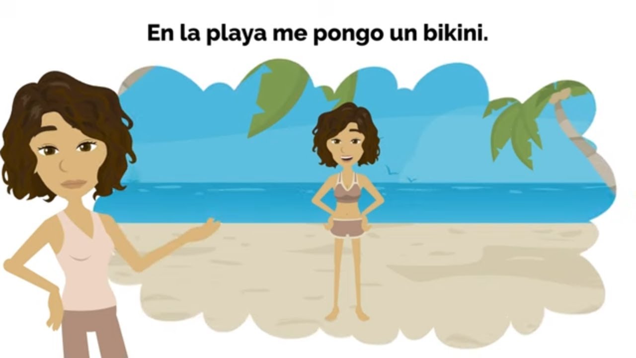 La ropa de verano / summer clothes SPANISH Games by Vari-Lingual