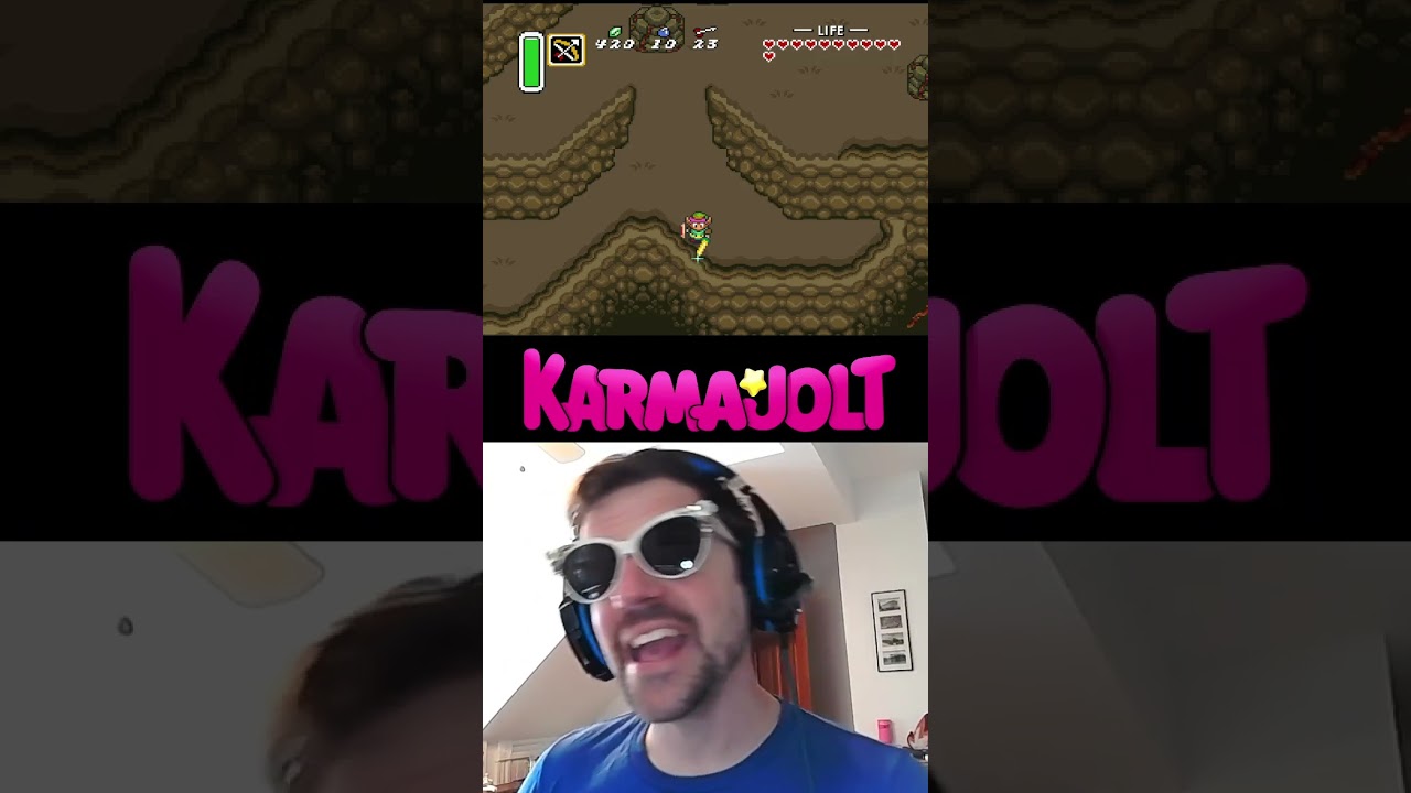 Перейдите к Башне Ганона в начале игры Zelda: A Link to Past (SNES) — появляется дикий глюк! 