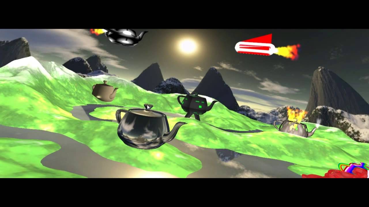 Teapot Wars by Craig Holland | Render Monkey Graphics Project