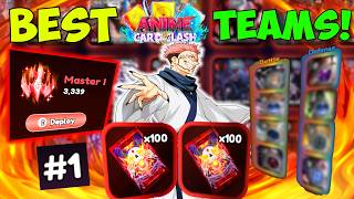 The BEST Masters Ranked Teams To Use In Anime Card Clash S8! Roblox screenshot 1