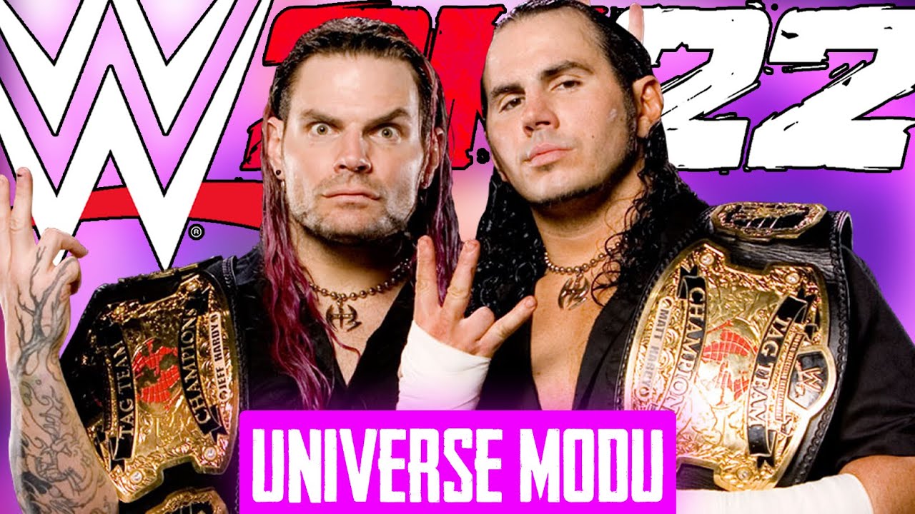JEFF HARDY VE MATT HARDY TAKIM OLUP WWE DE KALSAYDI  ?/ WWE 2K22 UNIVERSE MODE TÜRKÇE