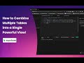 Supabase Tips: How to Combine Multiple Tables into a Single Powerful View!