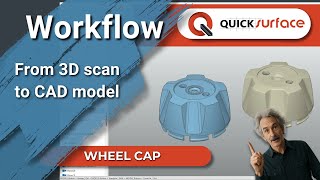 Workflow: Reverse engineering of wheel cap