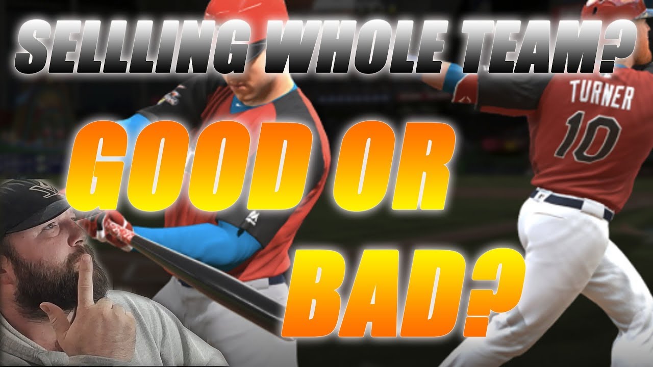 MLB THE SHOW 17 / I SOLD MY WHOLE TEAM ! /  12-0 BR RUN