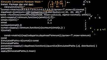 3 2 Simulating Correlated Random Walk in R