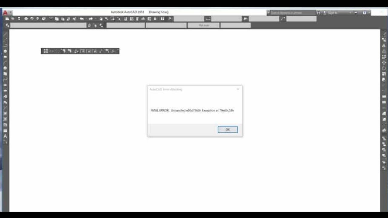 Fix Fatal Error When Opening AutoCAD 2018 - YouTube
