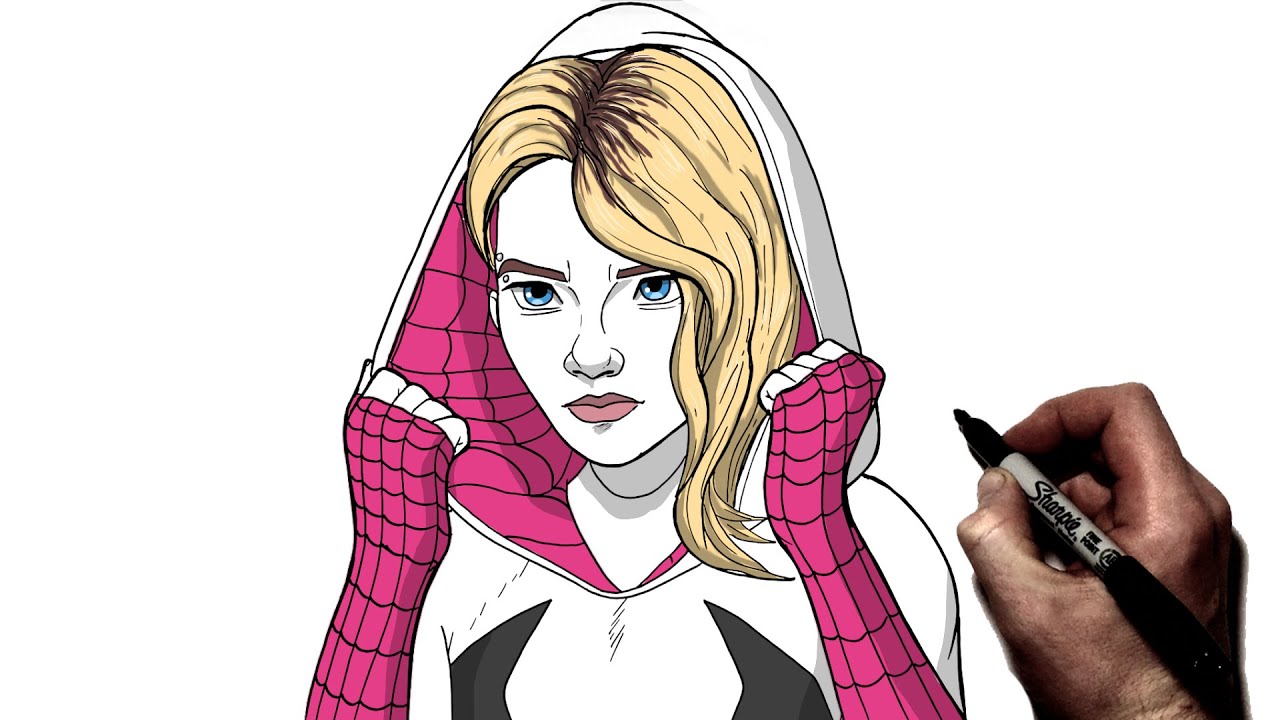 Gwen Stacy  SpiderMan Across the Spider Verse  by AmirMahdi2007 on  DeviantArt