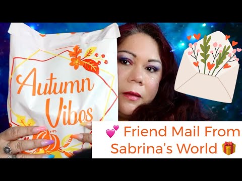 ASMR FRIEND MAIL FROM SABRINA'S WORLD ASMR