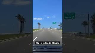 Driving on 192 in #orlando #florida 🚘 🏝️ #shorts #drivewithus #disney #relaxing