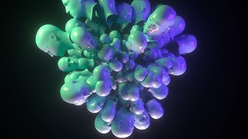 Splash screen Animationfa face / Cinema 4D #cinema4d #3danimation #c4d #cinema4dtutorial