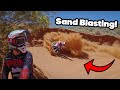 Riding dirt bikes with buttery films