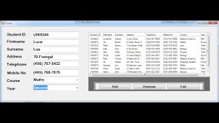How to Create Student Record System with ListView in C#