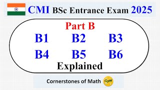 CMI 2025 Part B Explained by a Korean Math YouTuber | CMI BSc Entrance Exam
