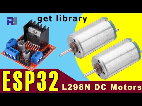 Controlling 2 DC Motors using ESP32 and L298N Motor driver