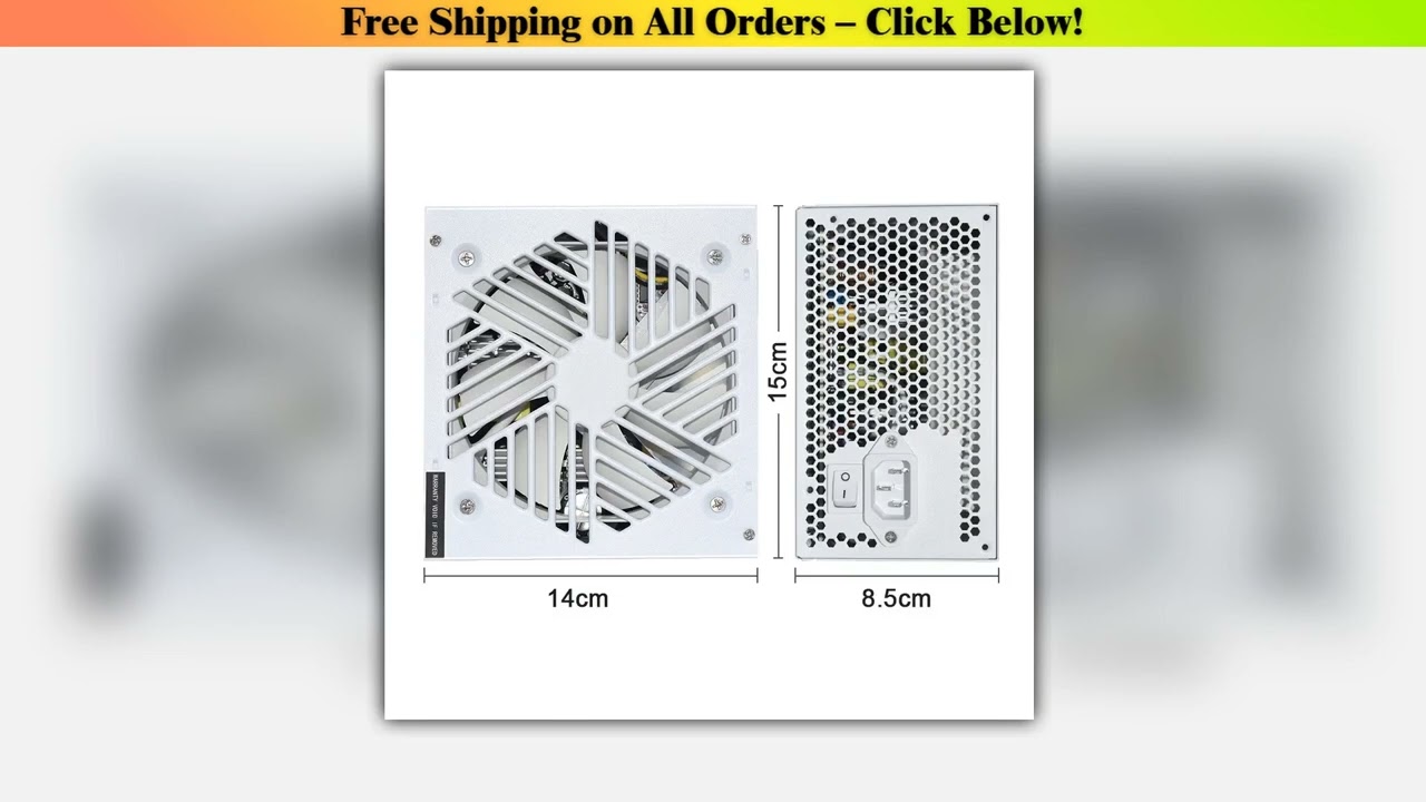 JULONGFENGBAO 110-240V Game Fonte White 850W Fully Modular ATX PSU Computer PC Gamer Power Supply