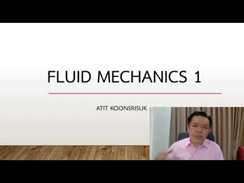 Fluid Mechanics 1 บรรยายครั้งที่ 10 