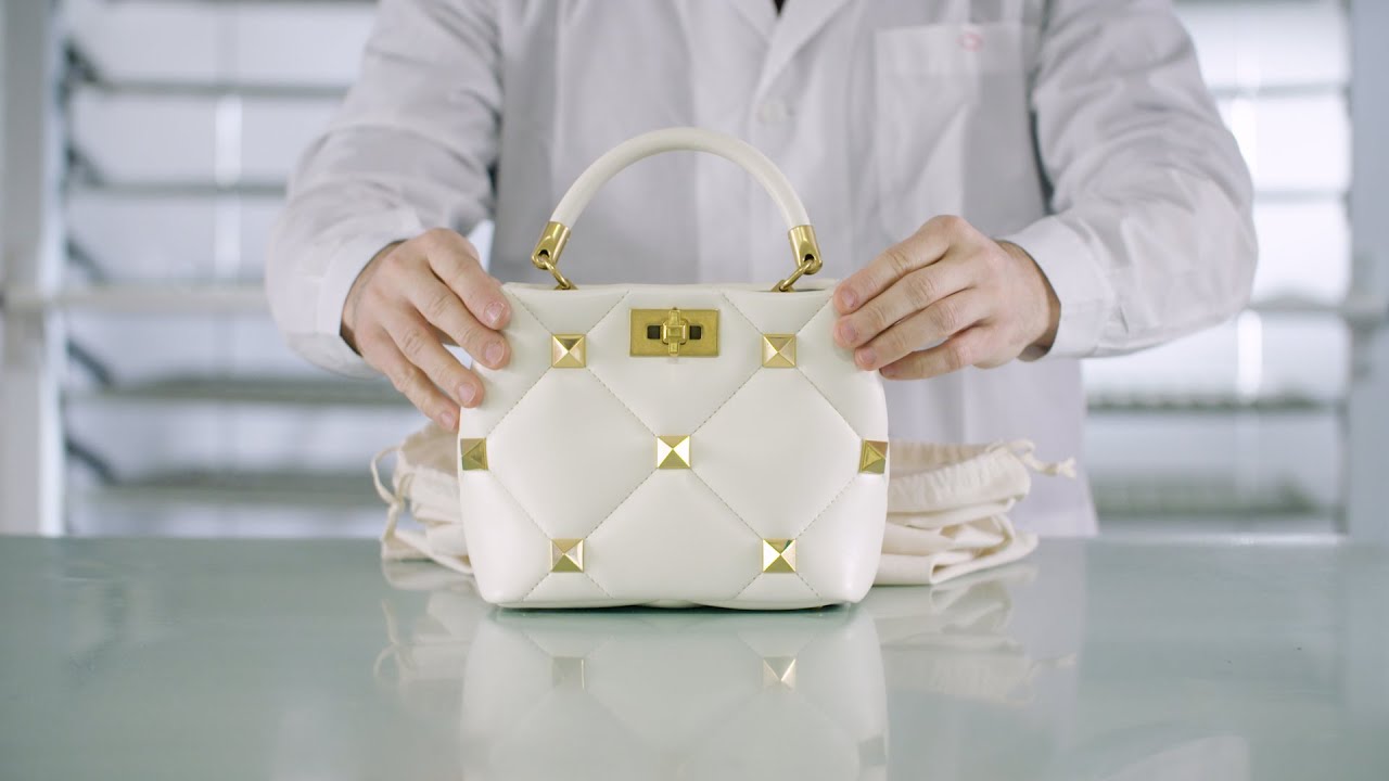 The Making of: Valentino Garavani Roman Stud Top Handle bag 