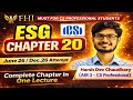 Chapter 20, ESG, Lecture, CS Professional, Dec.25/June 26, CS Students, ICSI, By AIR 3, Harsh Dev
