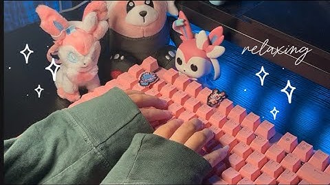 ASMR Peaceful/ Soft Keyboard Typing…✨To Unwind✨ 
