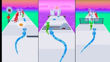 Snake Run Race 3D Running Game -Walkthrough part 1 Levels 1-10 ||Gameplay||