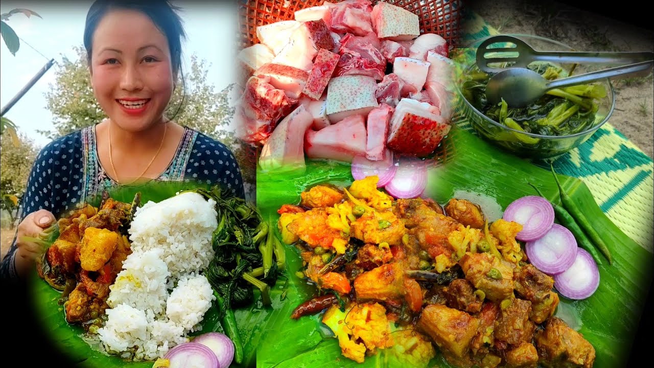Juciy Pork Recipe | Cooking and Eating |Oma Bedor Juciy and Tasty Village Style