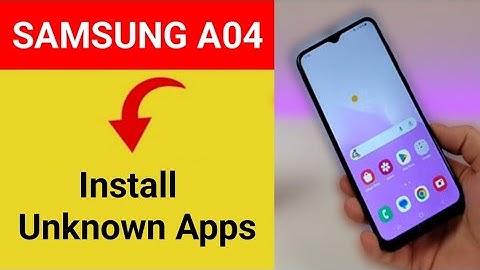 How to install unknown apps, install APK, Samsung galaxy A04 me third party app install kaise karen