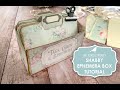 Shabby Ephemera File Box   My Porch Prints