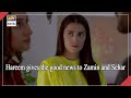 Watch Hareem gives the good news to Zamin and Sehar | Best Scene | Thora Sa Haq Online In Hd