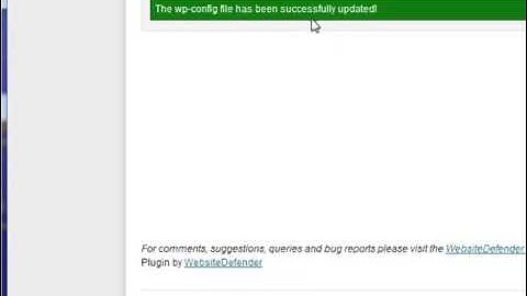 WordPress: How To - WP Security Scan