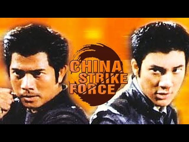 China Strike Force (2000) - Glass Pane Fight, Aaron Kwok, Norika