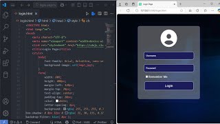 How To build a Simple  Login Page Design Using HTML CSS | Satya Gyan A4