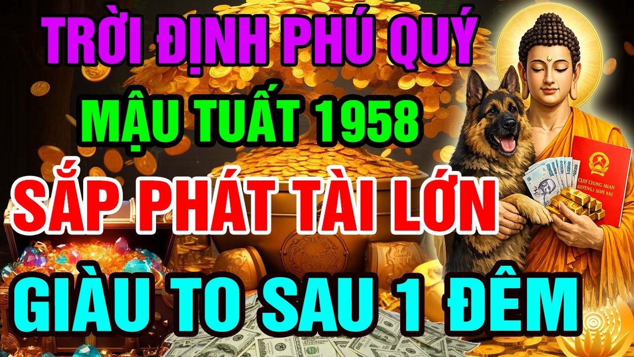 Trời Định Phú Quý, Mậu Tuất 1958 Có Căn Lành Phước Lớn, Hưởng Lộc Tổ Tiên Nếu Có 10 Dấu Hiệu Này