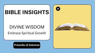 Proverbs chapters 1-