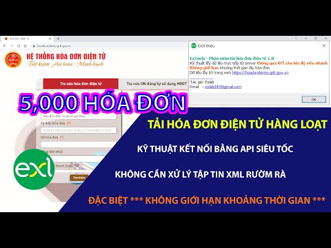 Video #ExTools - Phần mềm tải hóa đơn điện tử hàng loạt V1 - youtube