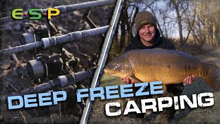 DEEP FREEZE CARP FISHING | Kev Hewitt | Bramblemere